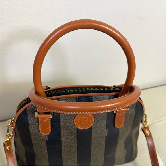 024 Pre owned Authentic Fendi Pecan Alma Type 2WAY Bag Shoulder Handbag - Picture 5 of 10